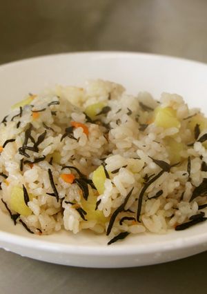食物繊維たっぷり☆おさつピラフ-レシピのメイン写真
