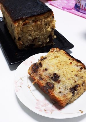 混ぜるだけ♪チョコバナナパウンドケーキ-レシピのメイン写真