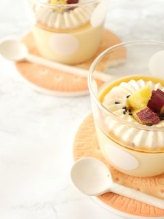 混ぜるだけ☆メープルさつまいもプリン-レシピのメイン写真