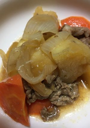 簡単！めんつゆで肉じゃが！-レシピのメイン写真