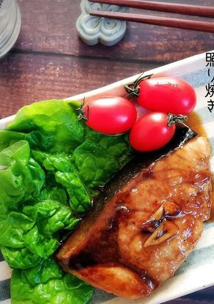 ブリのガーリックバターしょうゆ照り焼き-レシピのメイン写真
