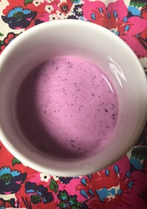 ブルーベリー味のスムージー-レシピのメイン写真