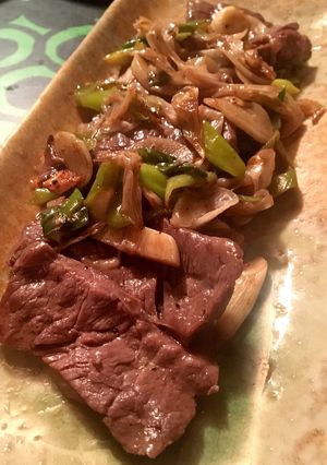牛ハラミのネギ塩鉄板焼き-レシピのメイン写真