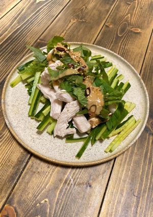 即席★白ねり胡麻と大葉の棒棒鶏-レシピのメイン写真