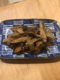 牛肉とゴボウの佃煮風-レシピのメイン写真