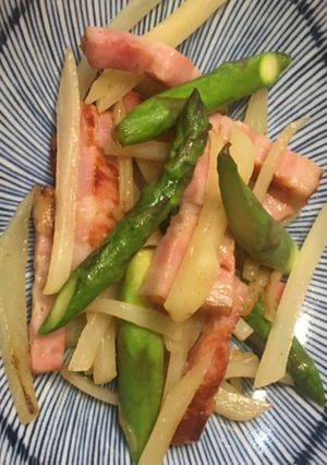 アスパラベーコン-レシピのメイン写真