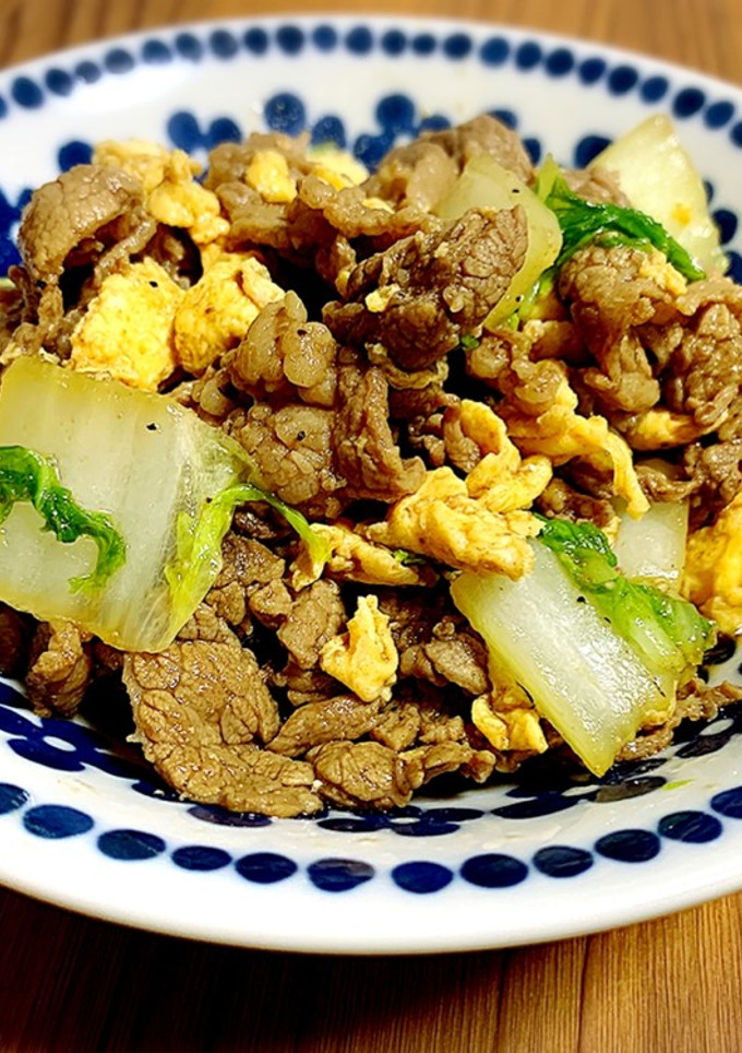 牛肉と白菜の中華炒め-レシピのメイン写真