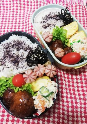 高校男子弁当&ママ弁当♡肉団子11/26-レシピのメイン写真