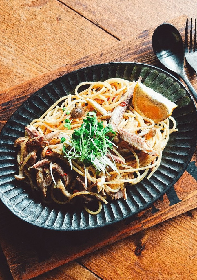 サンマの和風パスタ❤️柚子風味-レシピのメイン写真