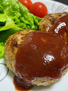 ふっくらジューシー☆絶品ハンバーグ-レシピのメイン写真