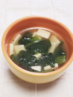 ☆ほうれん草・高野豆腐の中華スープ☆-レシピのメイン写真