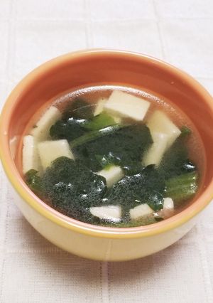 ☆ほうれん草・高野豆腐の中華スープ☆-レシピのメイン写真