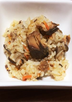 もちもち！サバ缶使った炊き込みご飯-レシピのメイン写真