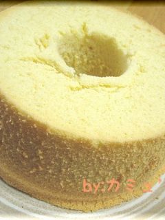 ふんわぁ~り香る!メープルシフォン-レシピのメイン写真