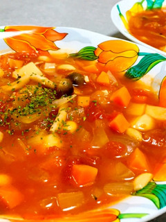 煮込むだけ簡単♪具沢山ミネストローネ-レシピのメイン写真