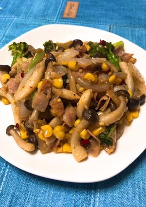 野菜のガリバタ醤油炒め-レシピのメイン写真