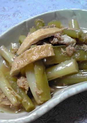 うるいのツナ煮-レシピのメイン写真