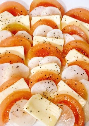 健康野菜！菊芋とトマトのカプレーゼ-レシピのメイン写真