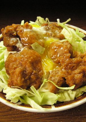 ５分でできる むちゃうま 唐揚げ丼！-レシピのメイン写真