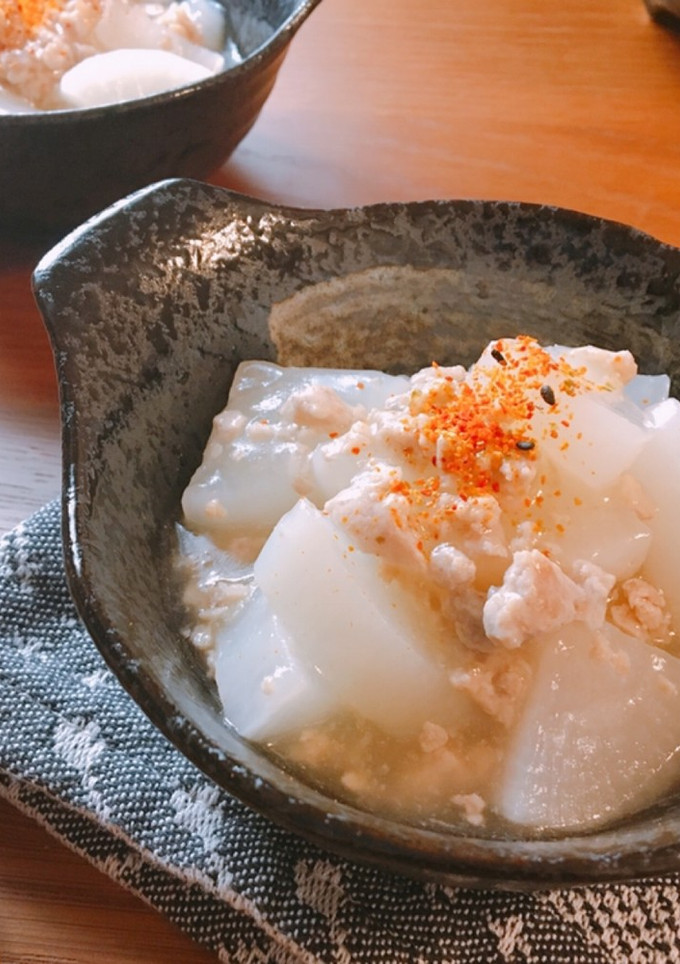 白だしで染み旨♡大根と鶏そぼろのとろみ煮-レシピのメイン写真