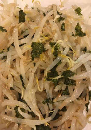 調味料２つの美味しいモヤシナムル-レシピのメイン写真