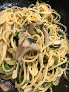 きのことほうれん草の旨たれパスタ-レシピのメイン写真