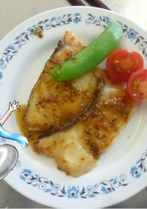 タラと彩野菜のマスタード醤油和え-レシピのメイン写真
