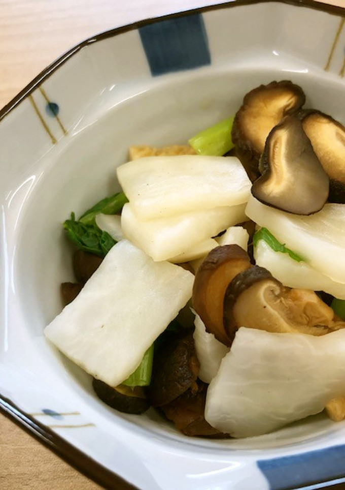かぶとしいたけの和え物【ここから栄養士】-レシピのメイン写真