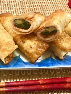 豚肉しそチーズ☆巻き餃子-レシピのメイン写真