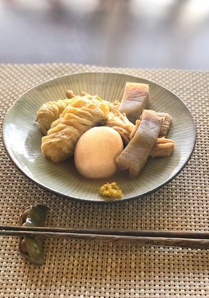 おでんに食物繊維を！ えのきこんにゃく-レシピのメイン写真