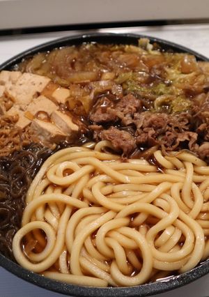 お手軽&簡単☆すき焼き風煮込みうどん-レシピのメイン写真