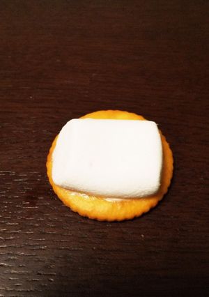 レンジで簡単クラッカーのマシュマロのせ-レシピのメイン写真