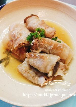 レンジで簡単【エリンギの豚ロース肉巻き】-レシピのメイン写真