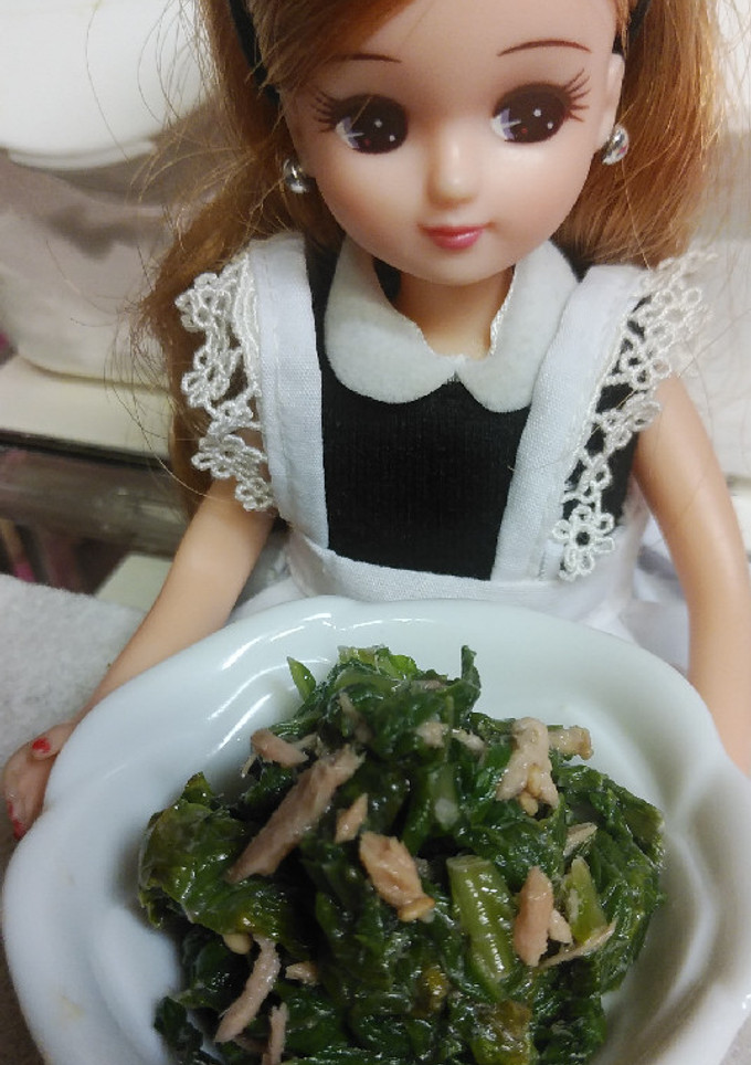 リカちゃん♡生高菜とツナマヨ和えꕤ*.ﾟ-レシピのメイン写真