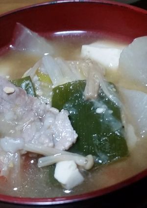 体が温まるトロトロ豚汁-レシピのメイン写真
