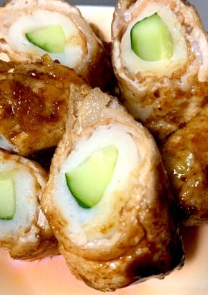 お弁当のおかずにも！肉巻きちくわ＊-レシピのメイン写真