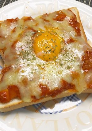 余ったミートソースで絶品トースト！-レシピのメイン写真