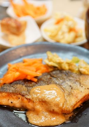 鮭の味噌クリームソース☆-レシピのメイン写真