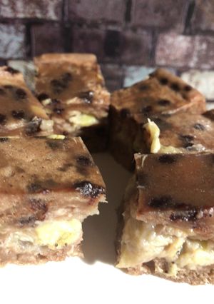 レンジで作るチョコバナナくるみケーキ-レシピのメイン写真