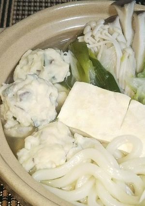 お野菜たっぷり☆すだちのうどんすき-レシピのメイン写真