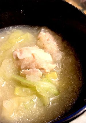 鶏肉とキャベツのみぞれ煮-レシピのメイン写真
