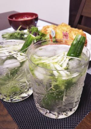 お酒好きに♪きゅうりとレモンの焼酎-レシピのメイン写真