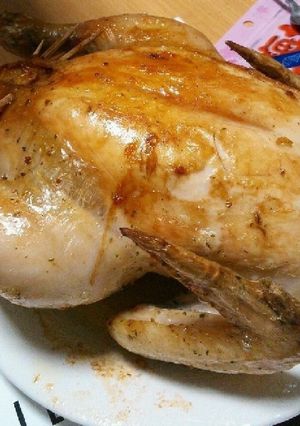鶏の丸焼き-レシピのメイン写真