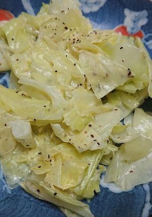 ２分の１個キャベツのマヨ炒めペッパー味-レシピのメイン写真