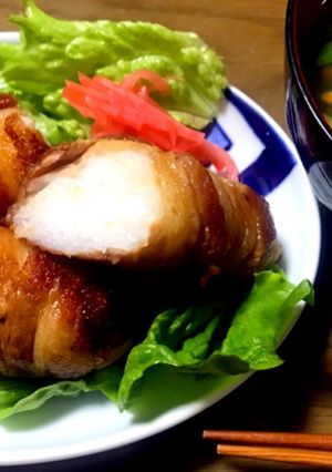 きりたんぽの肉巻おにぎり★めんつゆで簡単-レシピのメイン写真