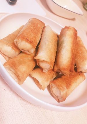エビとはんぺんの 大葉春巻き-レシピのメイン写真