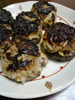 椎茸の肉詰めニンニク醤油味-レシピのメイン写真