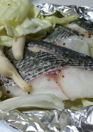 すずきのホイル焼き-レシピのメイン写真