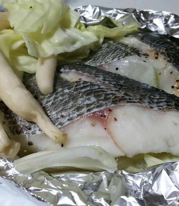 すずきのホイル焼き by SAKANAにいさん 【クックパッド】 簡単おいしい 