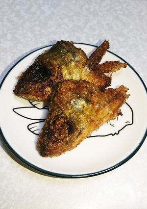 小アジ(豆アジ)の頭の唐揚げ-レシピのメイン写真